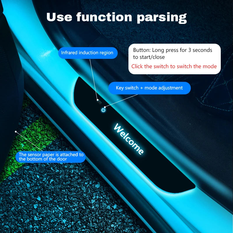 Custom LED Door Sill Light (Glowing)